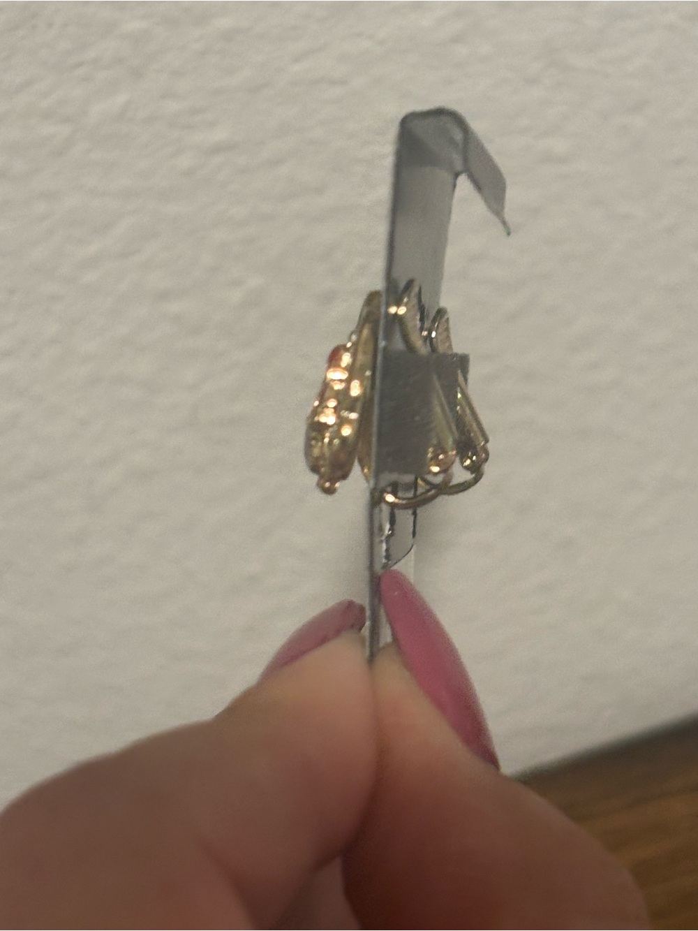 Napier Turkey-Shaped Clip Earrings - Picture 4 of 5